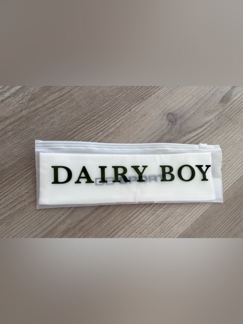 Dairy Boy White Headband